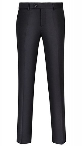 Черно-синие брюки в полоску STENSER