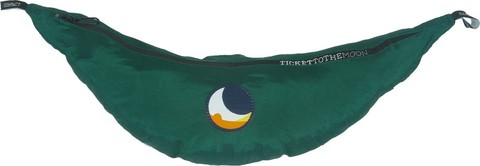 Картинка гамак туристический Ticket to the Moon compact hammock Dark Green - 2