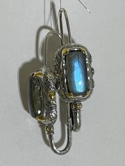 Минтана (серьги из серебра)