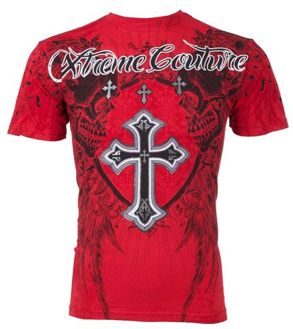 Xtreme Couture | Футболка мужская Provoke Red X1158R от Affliction перед