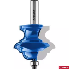 ЗУБР 57 x 47.6 мм, хвостовик 12 мм, фреза кромочная фигурная №6, Профессионал (28717-57)