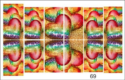 Слайдер наклейки Photonailart №69 купить за 80 руб