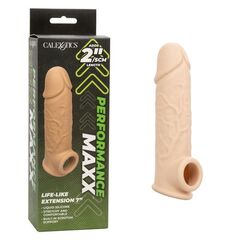 Телесная удлиняющая насадка на член Life-Like Extension 7” - 17,75 см. - 