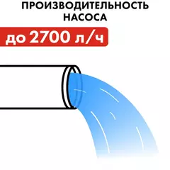 Насос садовый QUATTRO ELEMENTI Giardino 601 Ci (600 Вт, 2700 л/ч, для чистой, 42 м, 7,8 кг)