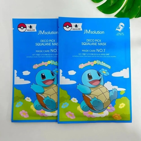 Тканевая маска со скваланом JMsolution Deco Pick Squalane Mask Pokemon