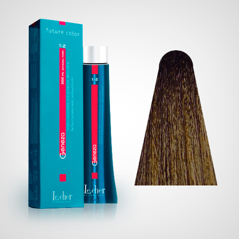 Крем-краска для волос с протеинами шелка 5.8 (5TB) Табачный GENEZA Le Cher Professional 100 мл