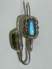 Минтана (серьги из серебра)