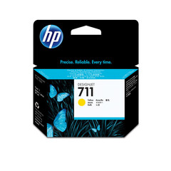 Картридж струйный HP 711 CZ132A жел. для DgnJ T120/520