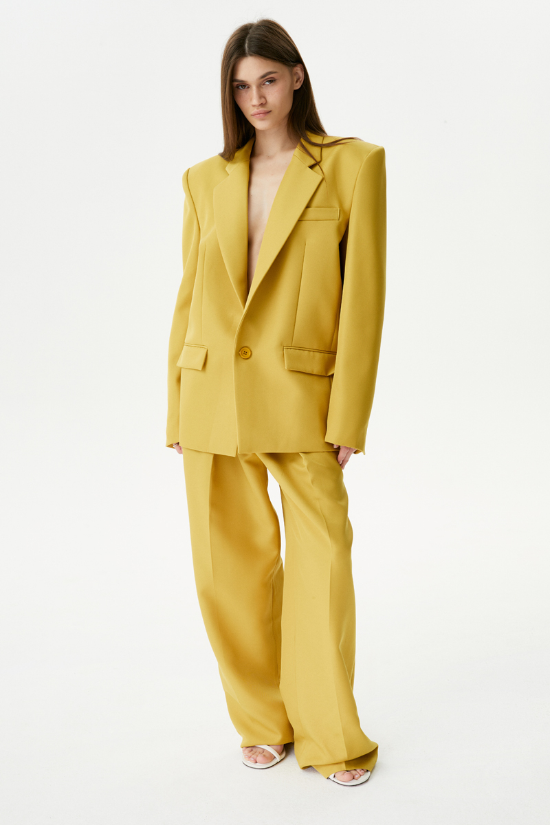 Желтый брючный костюм Paper Moon