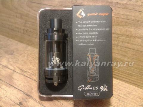 Комплектация атомайзера Geekvape Griffin 25 RTA top airflow