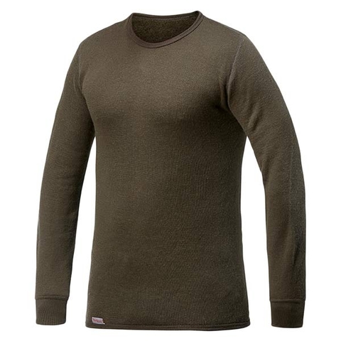 Woolpower Unterhemd Crewneck Longsleeve 200 pine green