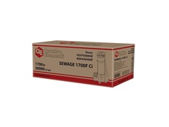 Насос фекальный QUATTRO ELEMENTI Sewage 1700F Ci (1700 Вт, 30000 л/ч, для грязной, 18 м, 22,0 кг)