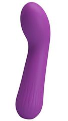 Фиолетовый гнущийся вибратор Faun - 15 см. - 