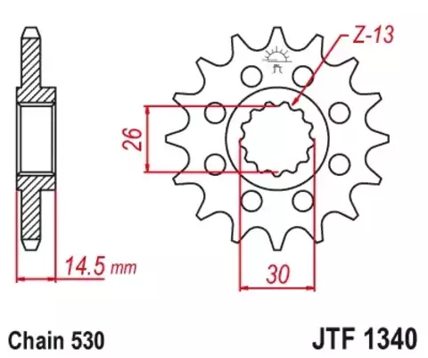 Звезда ведущая JTF1340 18