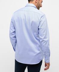 Сорочка мужская Eterna Modern Fit 1160-X19K-12 голубая из фактурной ткани