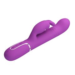 Фиолетовый вибратор-кролик Coale - 22,6 см. - 
