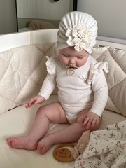 Боди лапша с длинным рукавом и крылышками, Молоко