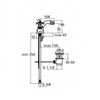 Смеситель для биде двухвентильный с донным клапаном Ideal Standard Reflection B9655AA