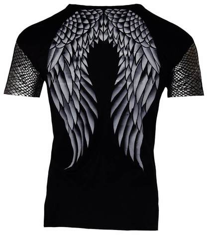 The Saints Sinphony | Футболка мужская WINGS CHAIN PYTHON SLEEVES TS3020 спина