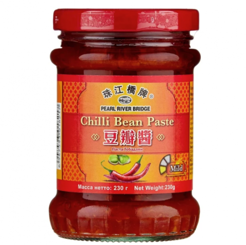 Паста перечная с чесноком  (Chili garlic) Pearl River Bridge, 240 г