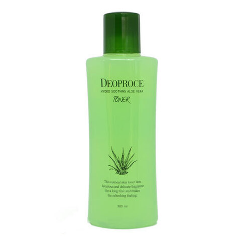 Deoproce Hydro Soothing Aloe Vera Toner - Успокаивающий тонер для лица с алоэ