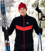 Утеплённый лыжный костюм Nordski Base Black/Red мужской