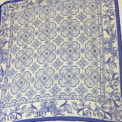 Платок шёлковый принт майолика 88*88 арт.П04