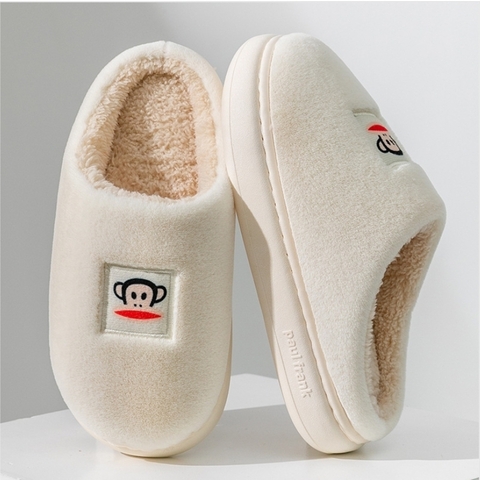 Домашние тапочки Paul Frank Plush Lite (Milk)