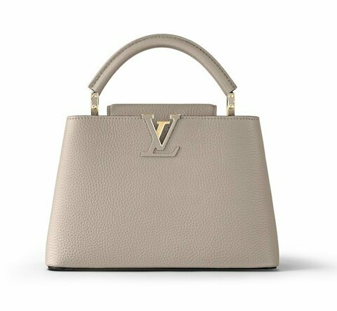 Сумка Louis Vuitton Capucines BB серо-бежевый