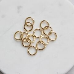 Колечки 1,2*10 мм соединительные позолоченные 20 гр, СК042-20 гр
