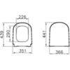 Сиденье для унитаза с микролифтом Vitra D-Light 104-003-009