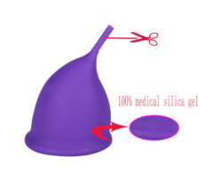 Viva Cup анатомической формы. Фиолетовая