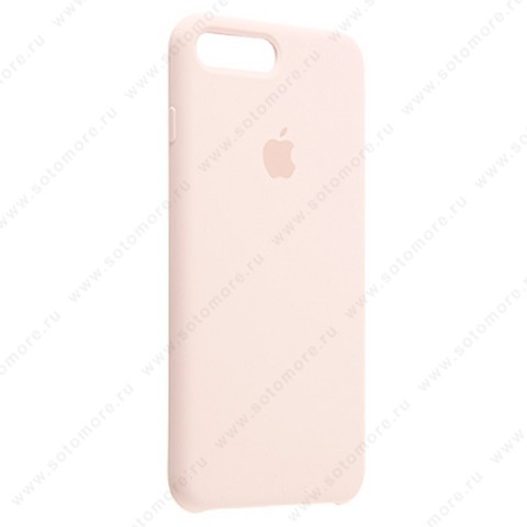 Накладка Silicone Case для Apple iPhone 8 Plus/ 7 Plus пудровый