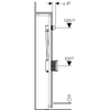 Траверса GIS для настенного смесителя Geberit 461.146.00.1