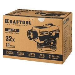 KRAFTOOL OL-32 100 м, оптический нивелир (34520)