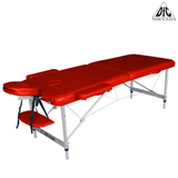 Массажный стол DFC NIRVANA, Elegant OPTIMA,  186х60х4 см, алюм. ножки, цвет красный (red) фото №0