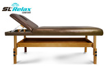 Массажный стол Relax Comfort коричневая кожа фото №3