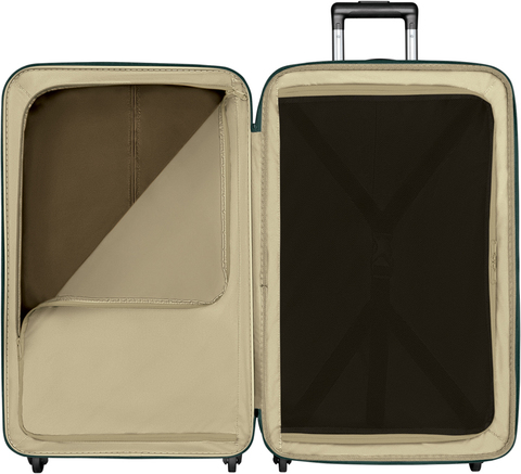 Чемодан Victorinox Etherius 17.1, с возможностью расширения на 4 см, зеленый, 47x31x75 см, 78 л