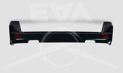 Накладка заднего бампера УАЗ-3163 (с2015г.) АММ (темно-зеленый металлик)