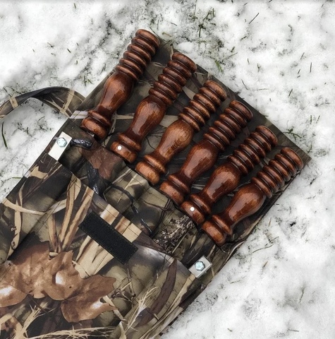 Набор шампуров Гофра в чехле "Лес"