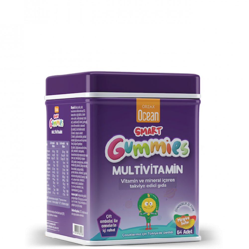 ORZAX OCEAN SMART GUMMIES MULTIVITAMIN 64 CHEWABLE GEL купить в