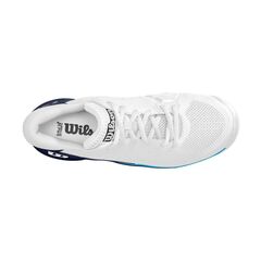Теннисные кроссовки Wilson Rush Pro Ace M - white/peacoat/vivid blue