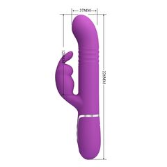 Фиолетовый вибратор-кролик Coale - 22,6 см. - 