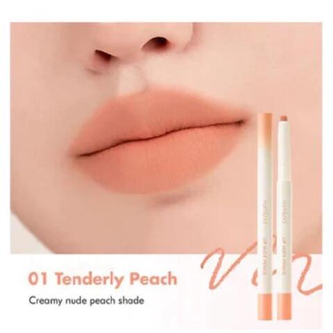 Матовая помада-карандаш для губ rom&nd Lip Mate Pencil 01 Tendery Peach