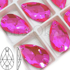 Стразы пришивные Drop Electric Rose, Капля  ярко-розовые купить