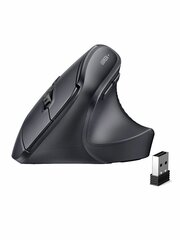 Беспроводная вертикальная мышка  UGREEN M571P (65042) Wireless Vertical Mouse 2.4GHz & Bluetooth, черный