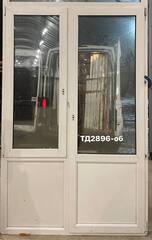 Дверь Пластиковая Б/У 222(в) х 141(ш) (Балконный блок)