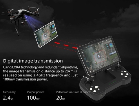 Аппаратура управления Skydroid T12 с мини камерой - Цифровая передача видео