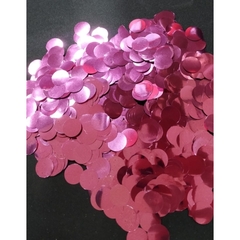 Конфетти фольга Круг, Розовый, 1 см, 50 г