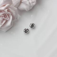 Бусина спейсер, 7,8 мм, родий, П622